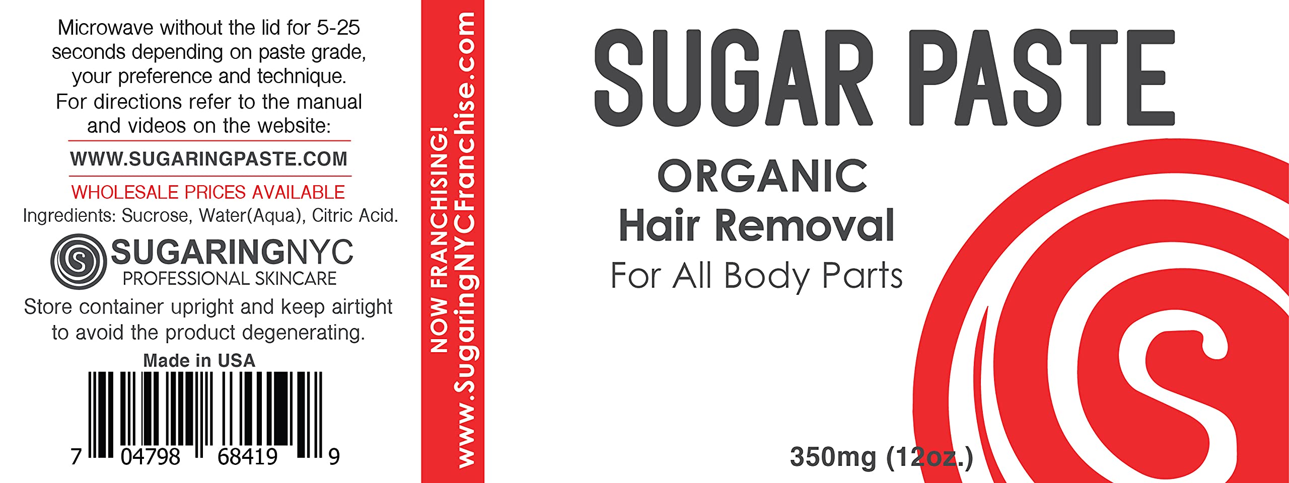 Sugaring NYC pasta piernas, aplicación fácil para resultados lisos.