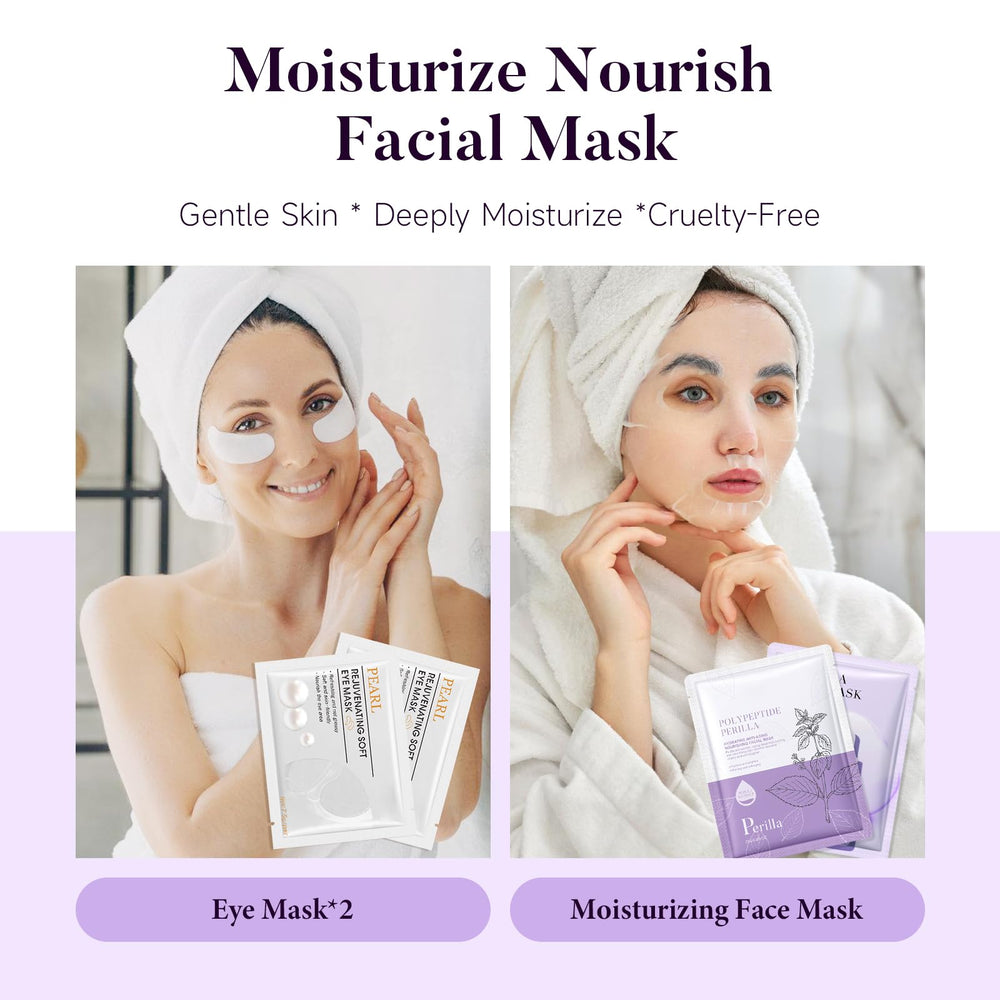 Mascarilla facial con centella para piel suave y renovada.