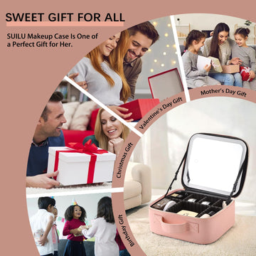 Espacio dedicado para brochas y herramientas de maquillaje