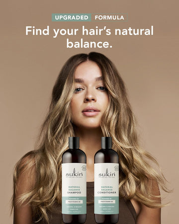 Sukin Balance Natural Condicionador, cabello brillante y saludable tras uso regular.