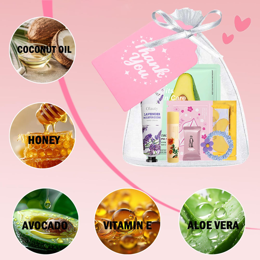 Sulily pink themed packaging adds a charming spa vibe
