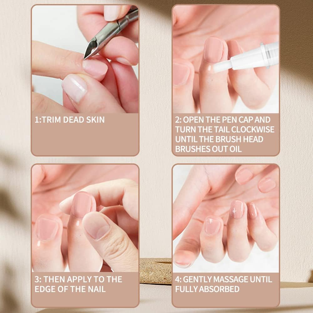 SULLMAR aplicación delicada con la pluma para cuidado de cutículas