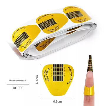 Formas SULLMAR para uñas: gel de construcción dorado para arte premium.