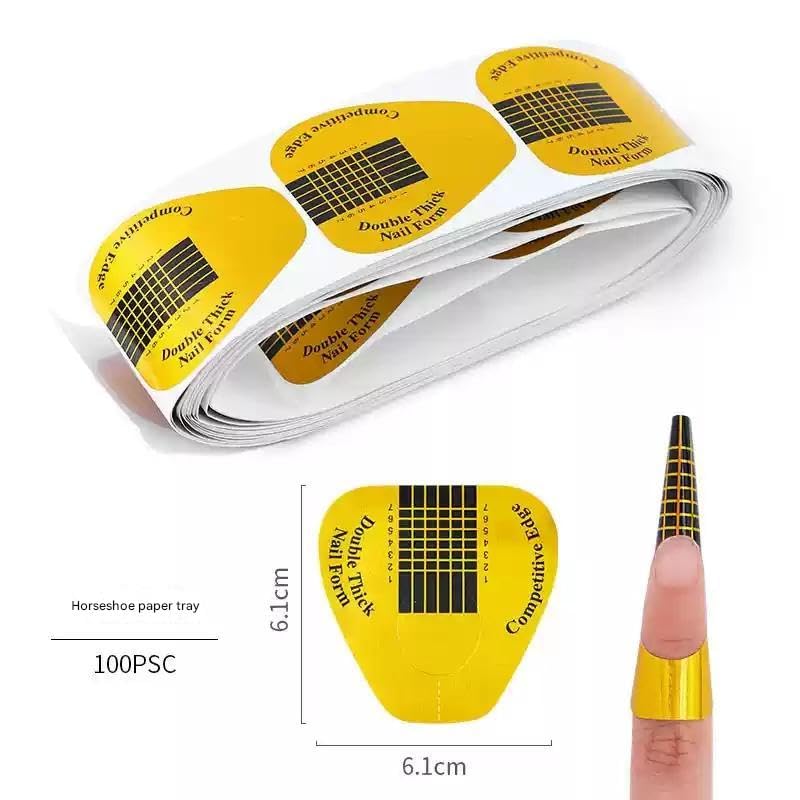 Formas SULLMAR para uñas: gel de construcción dorado para arte premium.