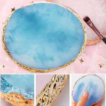SUMAJU paleta versátil para geles de uñas y maquillaje, uso práctico diario.