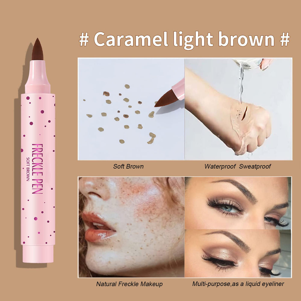 SUMEITANG Lifelike Freckle Pen punta fina facilita difuminar pecas