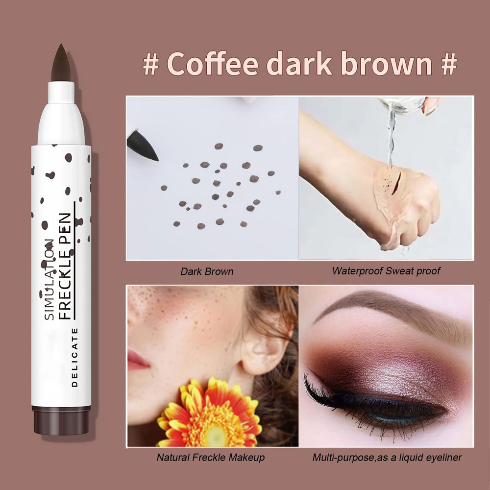 SUMEITANG Lifelike Freckle Pen pecas naturales y resistencia al agua