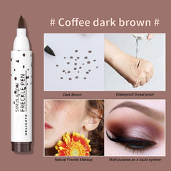 SUMEITANG Lifelike Freckle Pen pecas naturales y resistencia al agua