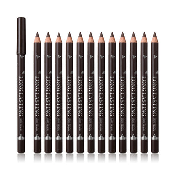 Sumeitang set de 12 delineadores cejas y ojos, acabado natural