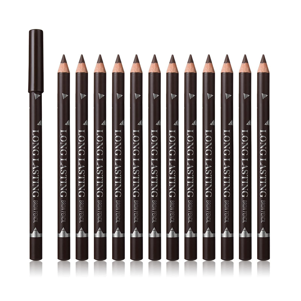 Sumeitang set de 12 delineadores cejas y ojos, acabado natural