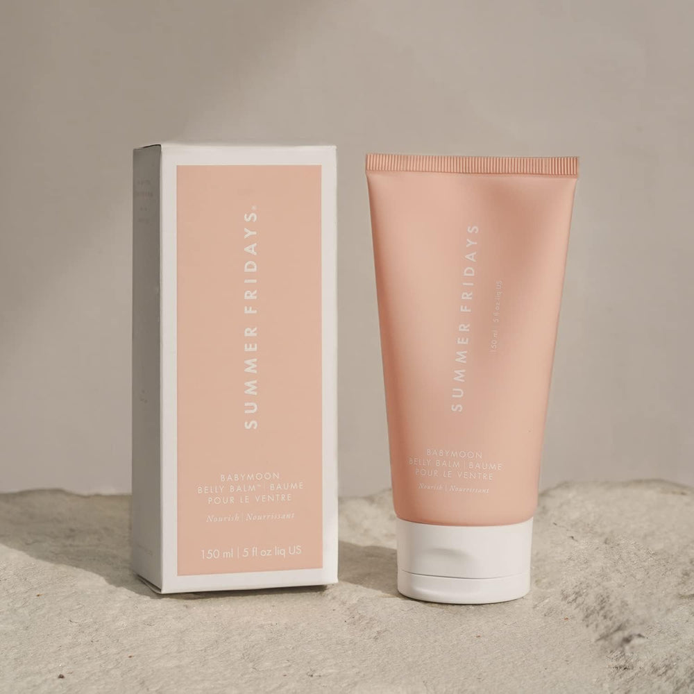Hidratación intensa con Babymoon Belly Balm para piel seca