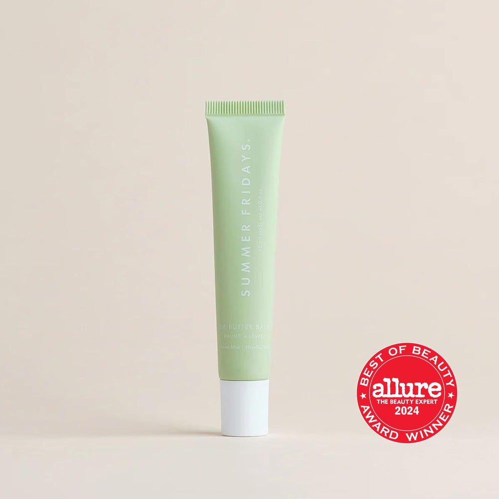 Bálsamo labial tintado Summer Fridays, nutrición para labios con sabor menta dulce.