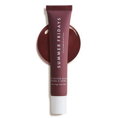 Summer Fridays baume-levres teinte sucre-brun offre hydratation et éclat subtil.