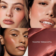 Ceramidas en Summer Fridays Blush Butter Balm fortalecen la barrera cutánea.