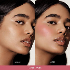 Summer Fridays Blush Butter Balm applied on lip for subtle hydrating tint