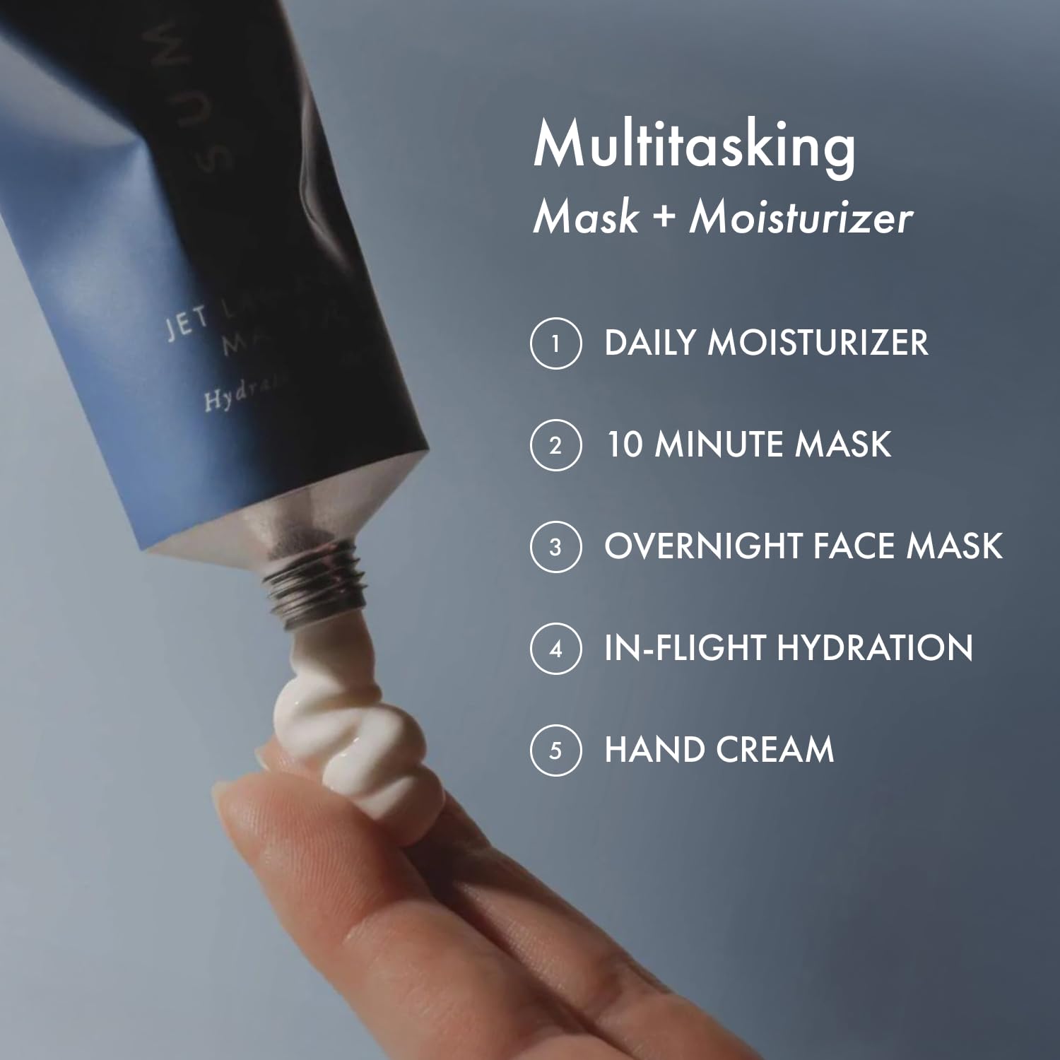 Summer Fridays Jet Lag Mask ingredientes clave: ácido hialurónico y niacinamida.