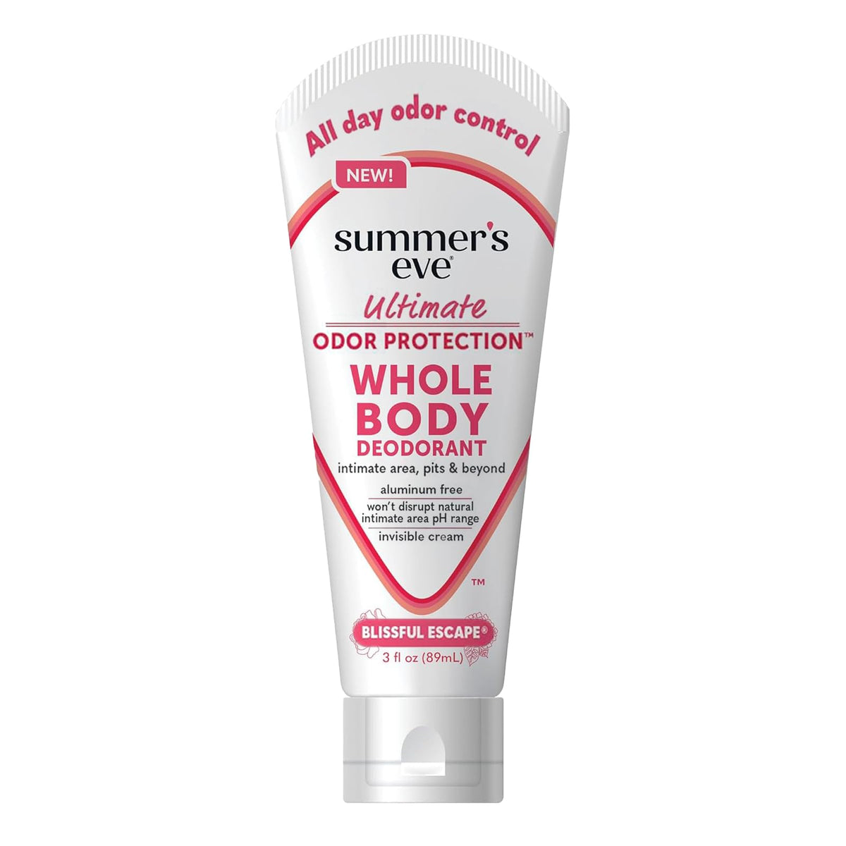 Summer's Eve Blissful Escape desodorante de cuerpo crema invisible para uso diario