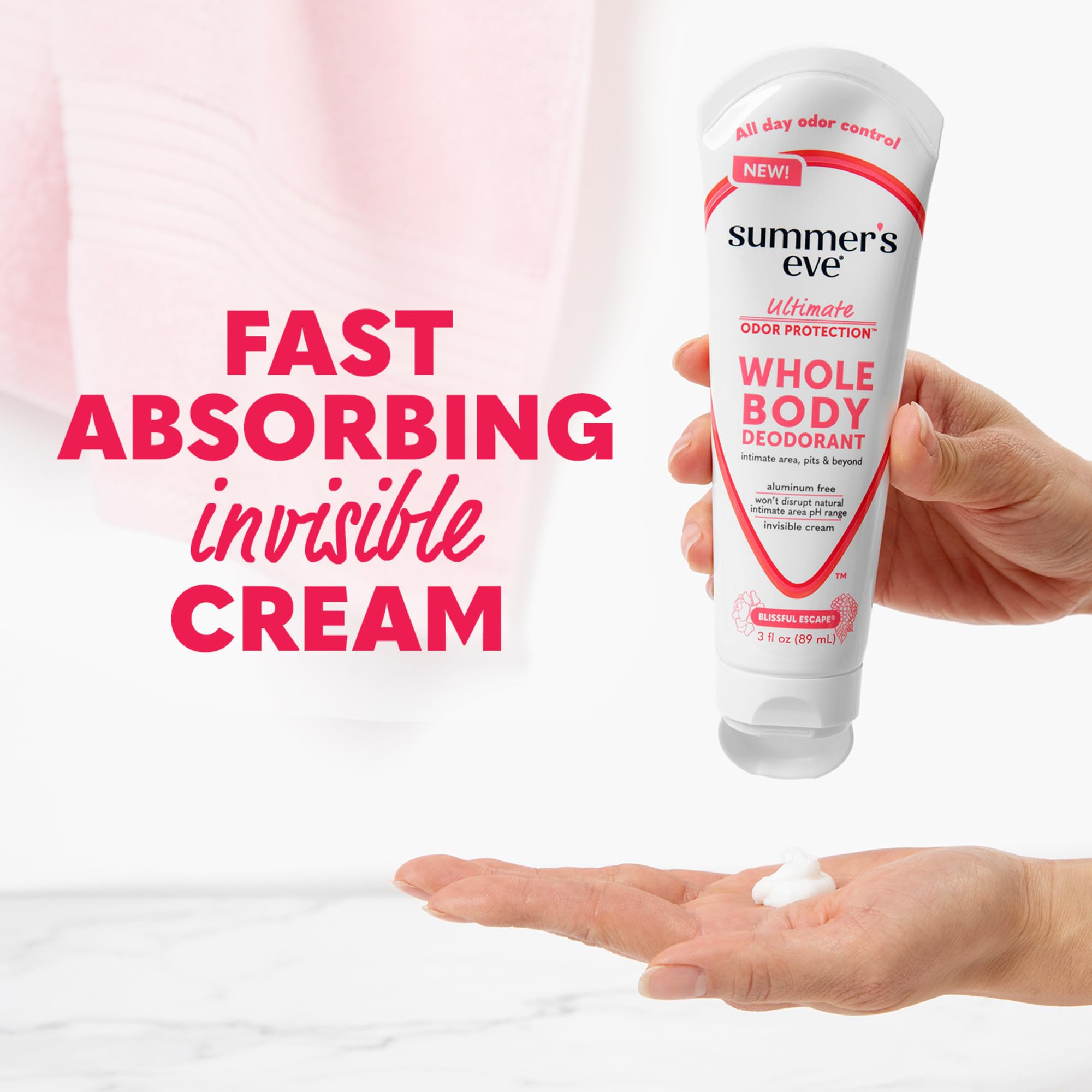 Summer's Eve Blissful Escape envase de 3 oz ideal para viaje