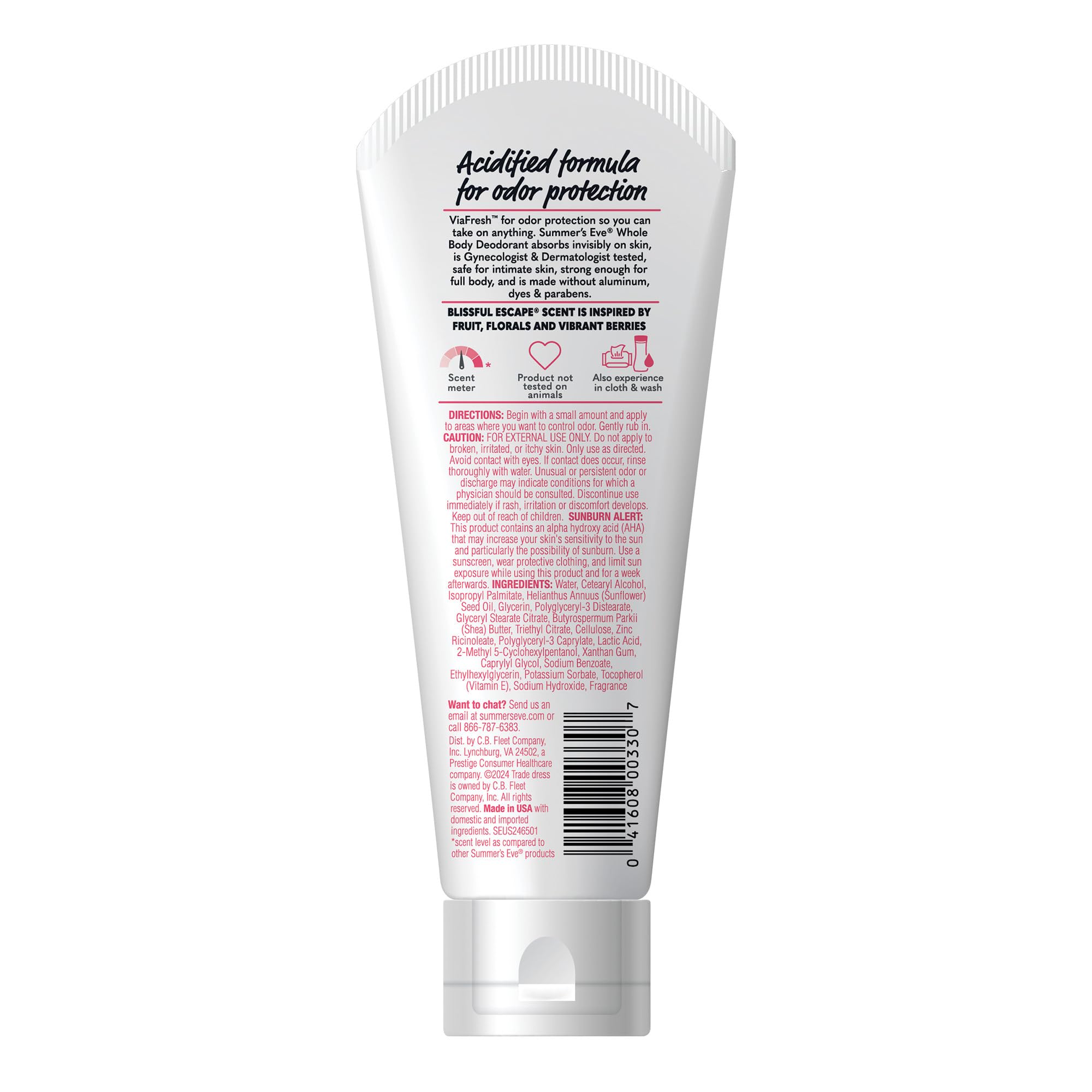 Summer's Eve Blissful Escape aroma duradero para la rutina diaria