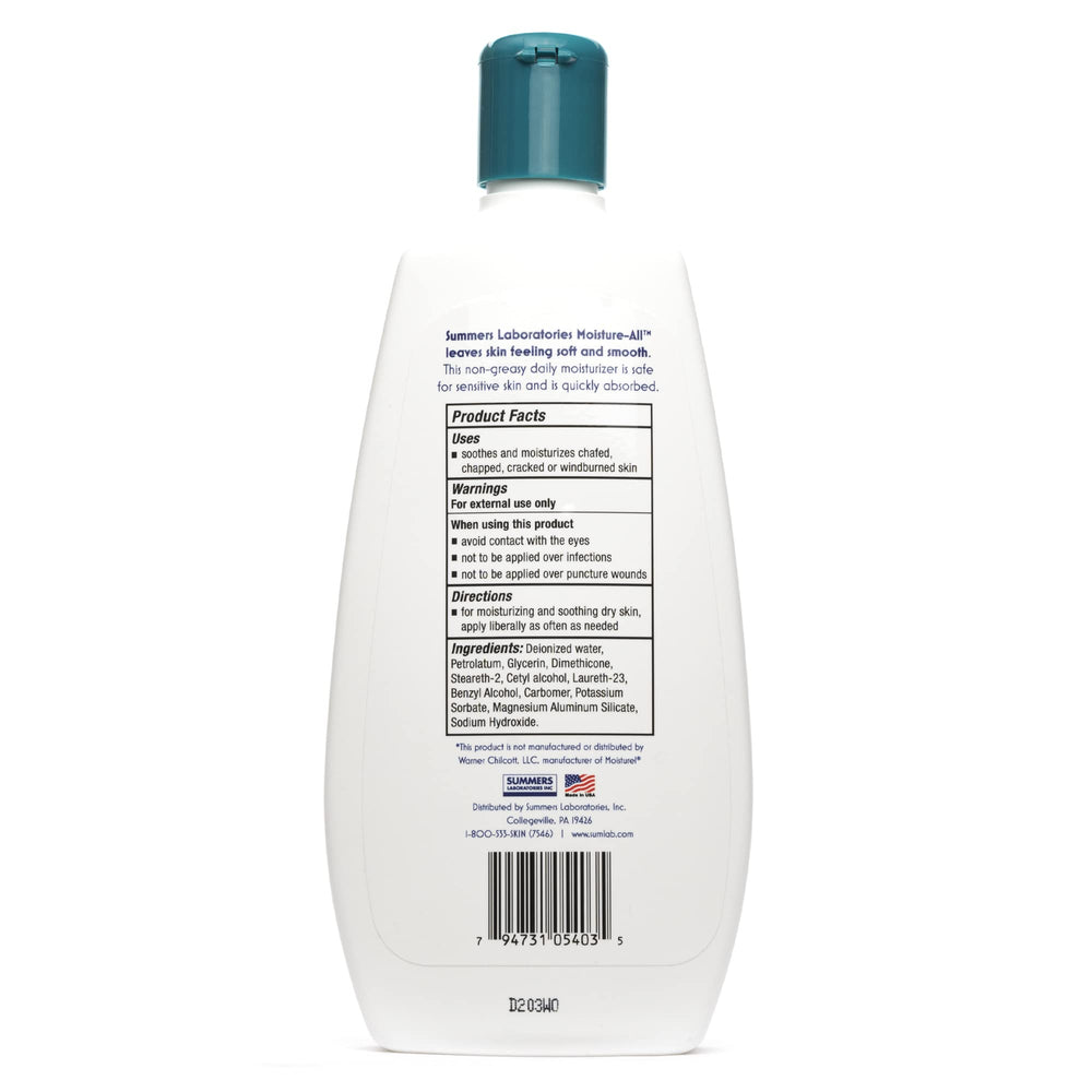 Moisture-All de Summers Laboratories, llene la piel de hidratación sin fragancias agresivas.