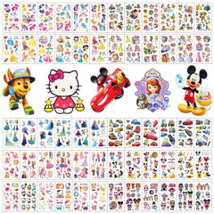 Sun Awesome tatuajes temporales para niños, 60 diseños divertidos