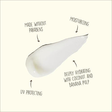 Sun Bum cuidado diario para cabello manejable y sin encrespamiento.