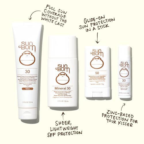 Sun Bum Mineral SPF30 protección de espectro amplio para la piel.