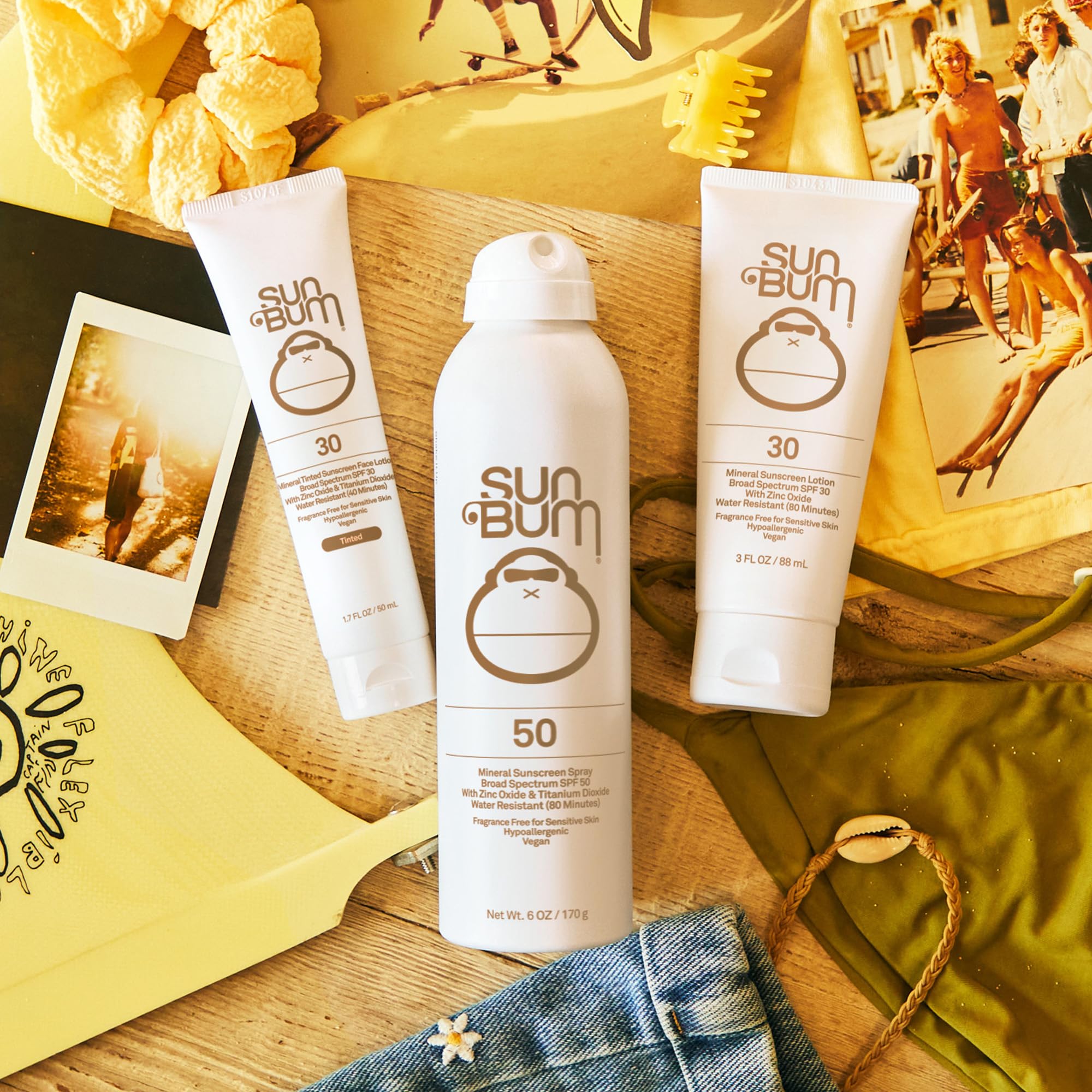Sun Bum Mineral SPF30 sin quimicos para piel sensible.