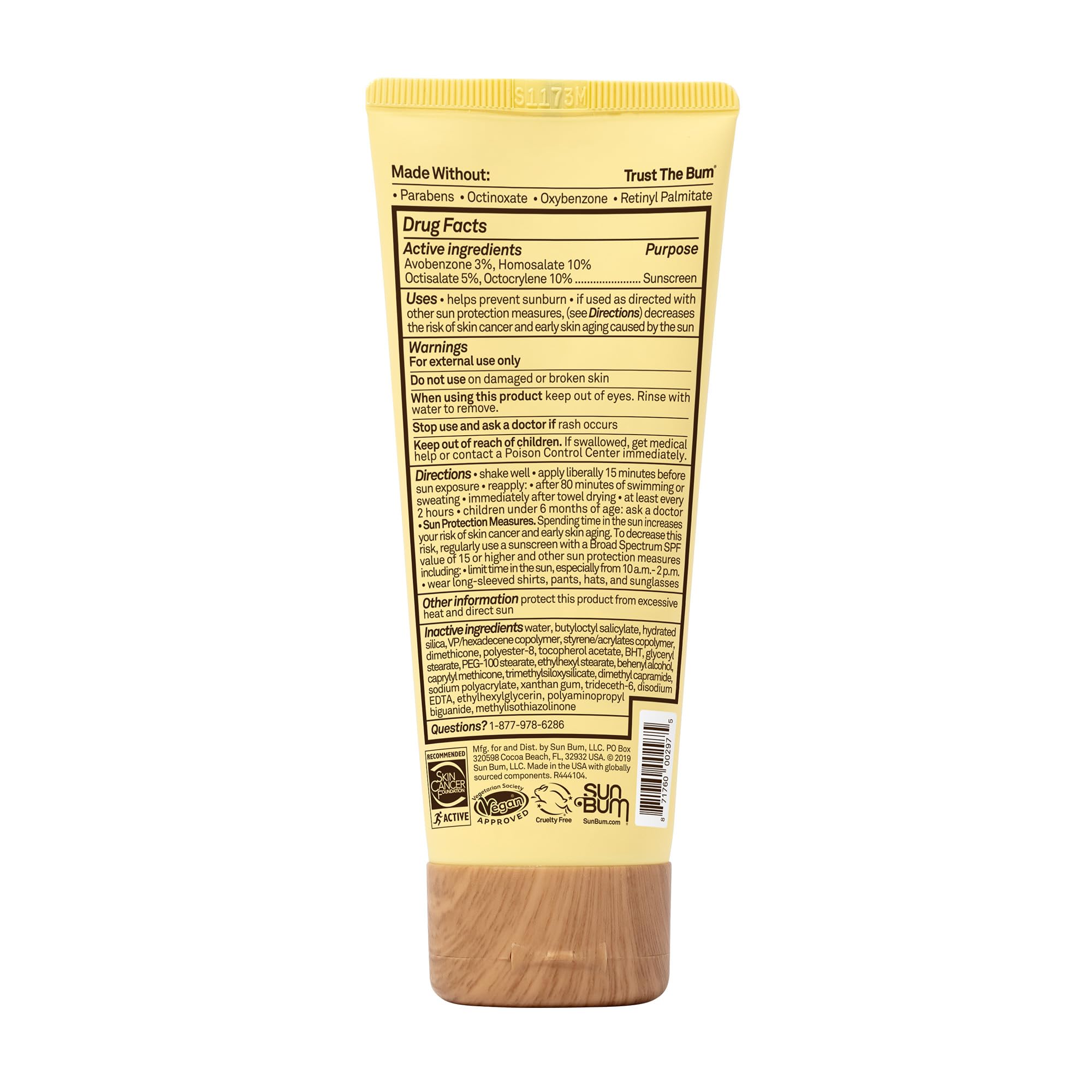 Sun Bum Original SPF 50 envase compacto ideal para viaje