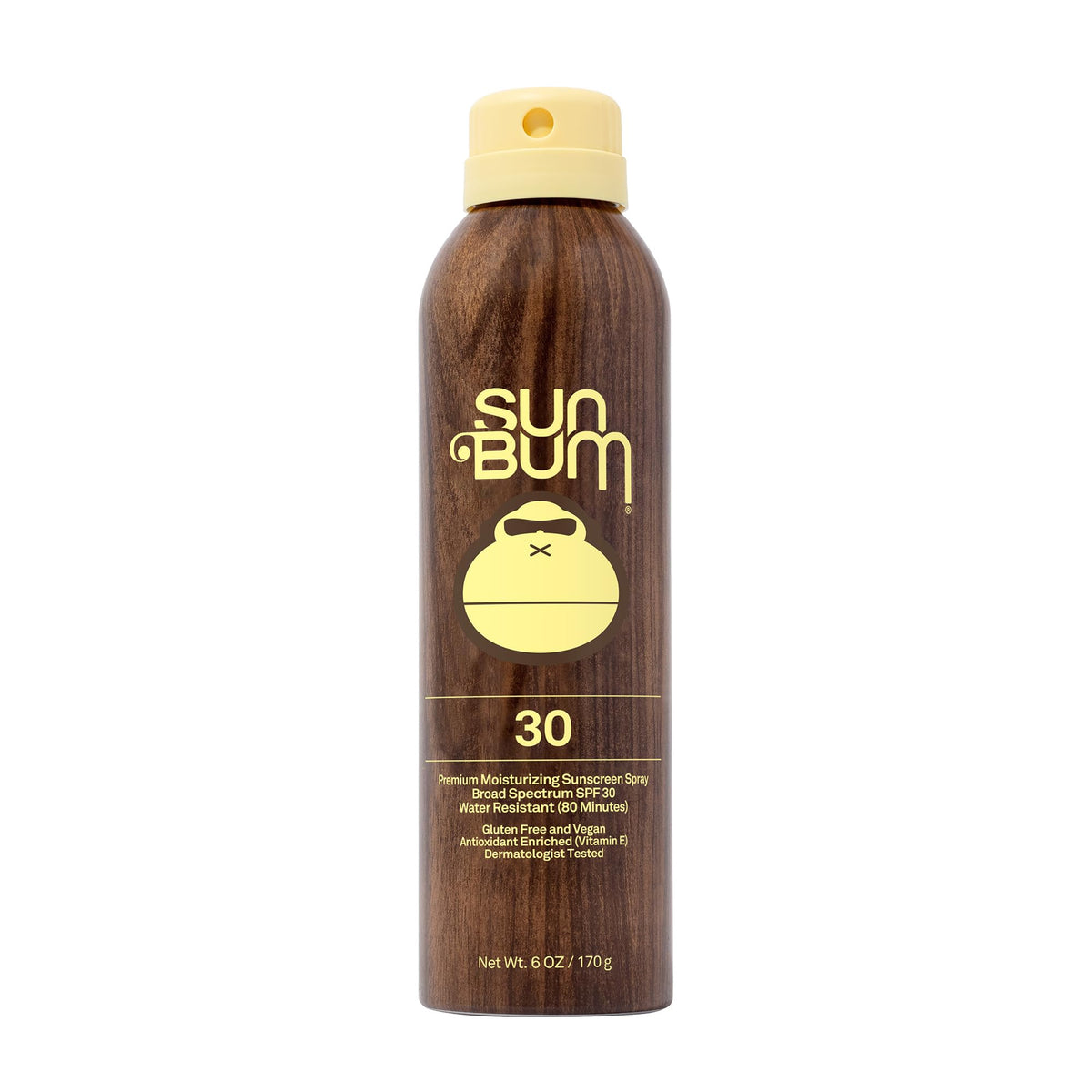 Sun Bum protector solar Original SPF 30 en spray para uso diario, cobertura amplia y veraniega.