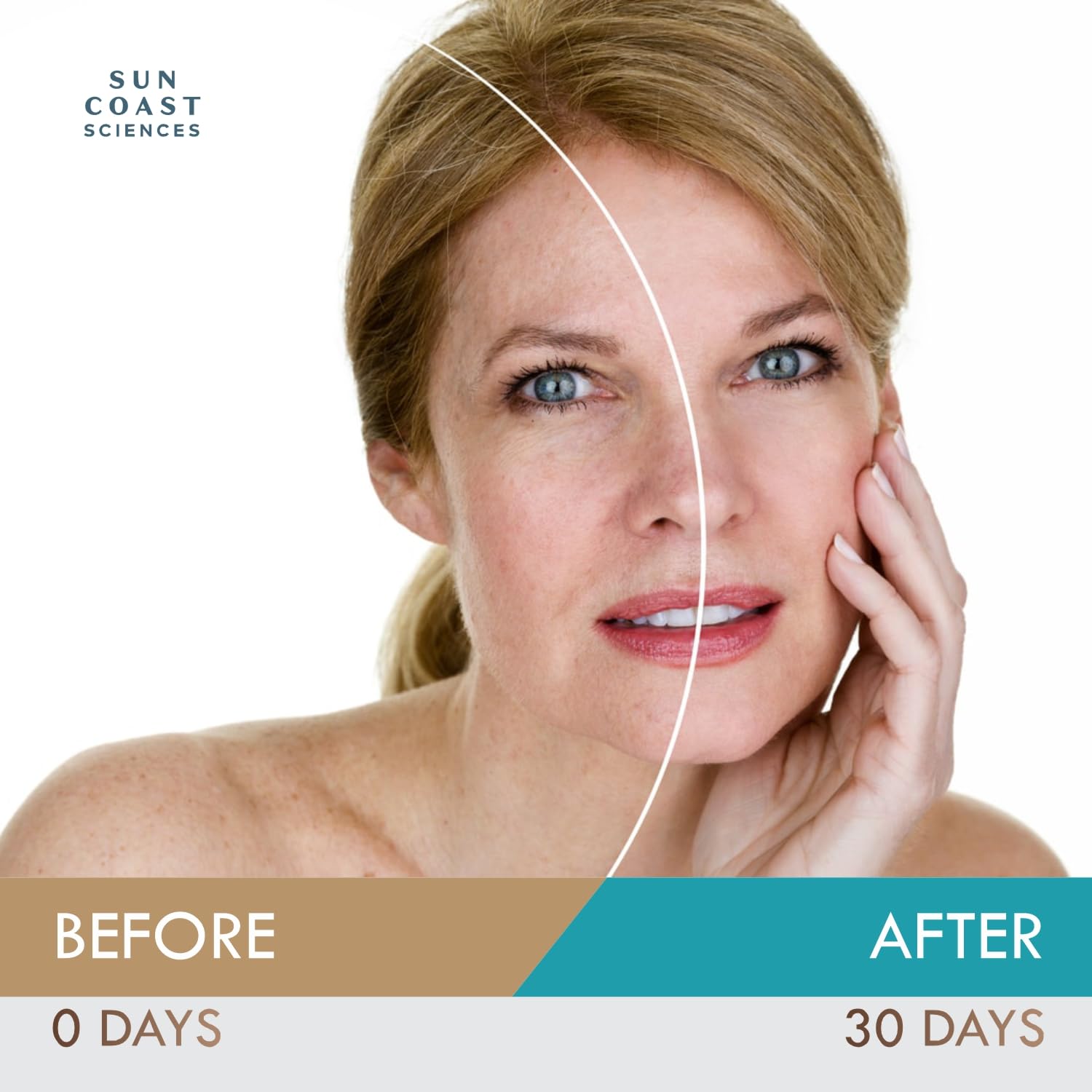 SUN COAST SCIENCES DermaBright MD frasco compacto para viaje.