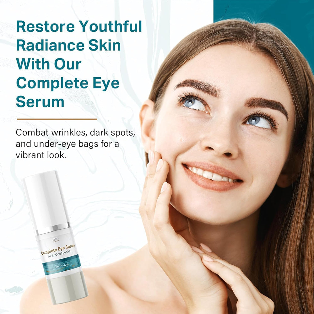 SUN COAST SCIENCES Sérum Ojos Completo, aplicación suave que cuida la piel delicada.
