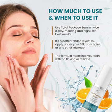 Piel hidratada tras aplicar Sun Coast Sciences Serum, sensación suave.