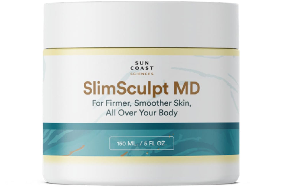 SUN COAST SCIENCES SlimSculpt MD crema corporal – textura suave que hidrata y suaviza la piel.