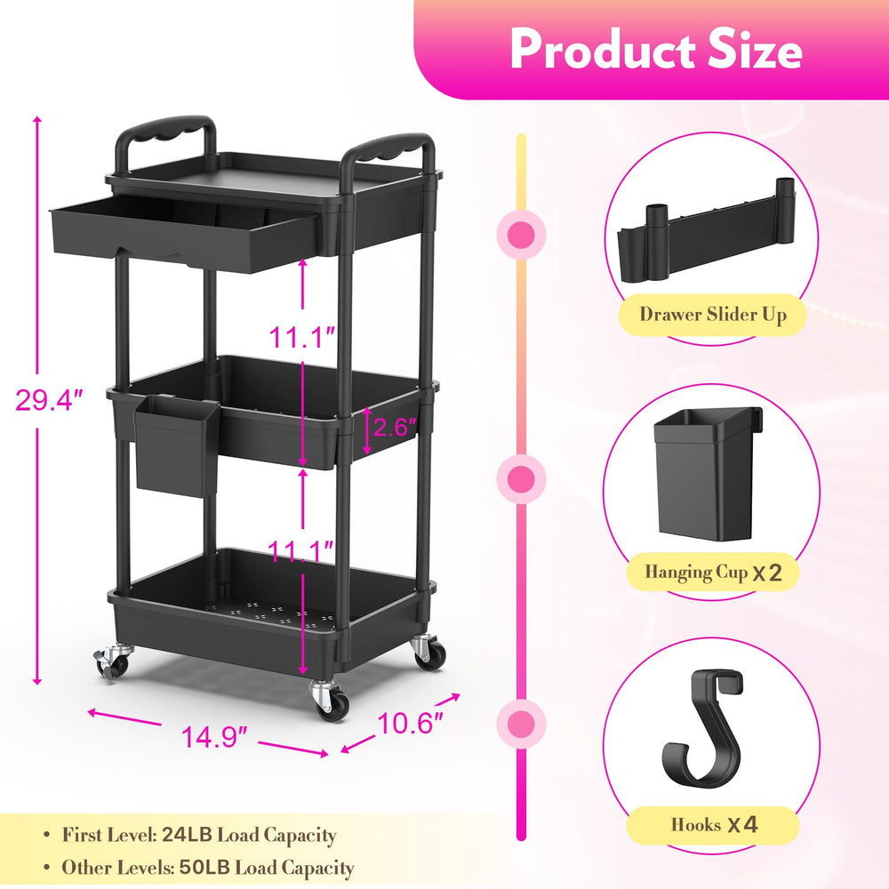 SUNALLY organizador maquillaje deslizante facilita ordenar labiales y esmaltes en un solo lugar.