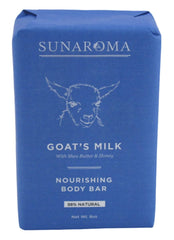 SUNAROMA barra jabón leche de cabra, juego de 3, para piel suave y nutrida