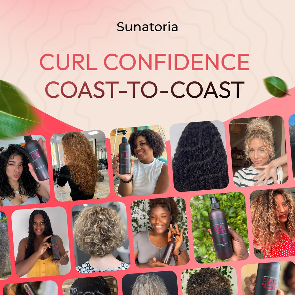 SUNATORIA crema rizos, fórmula segura para cabello teñido y uso diario.