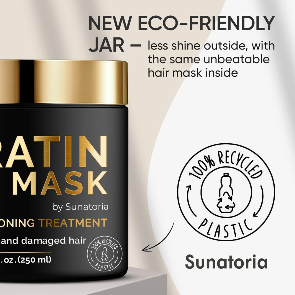 Cabello más elástico y manejable tras mascarilla SUNATORIA