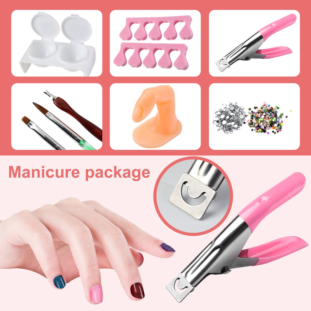 SUNBELEE kit para principiantes, ideal para aprender nail art en casa.