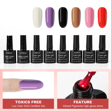 sunbelee polvo acrilico brillante, 36 colores para crear efectos