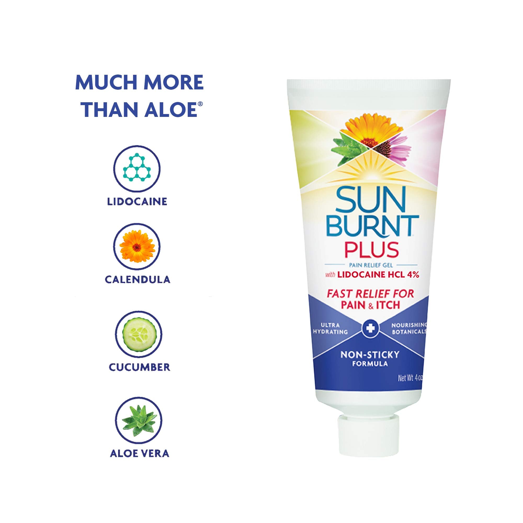 Sunburnt Plus aloe-vera-organico, hidratación intensiva para piel seca.