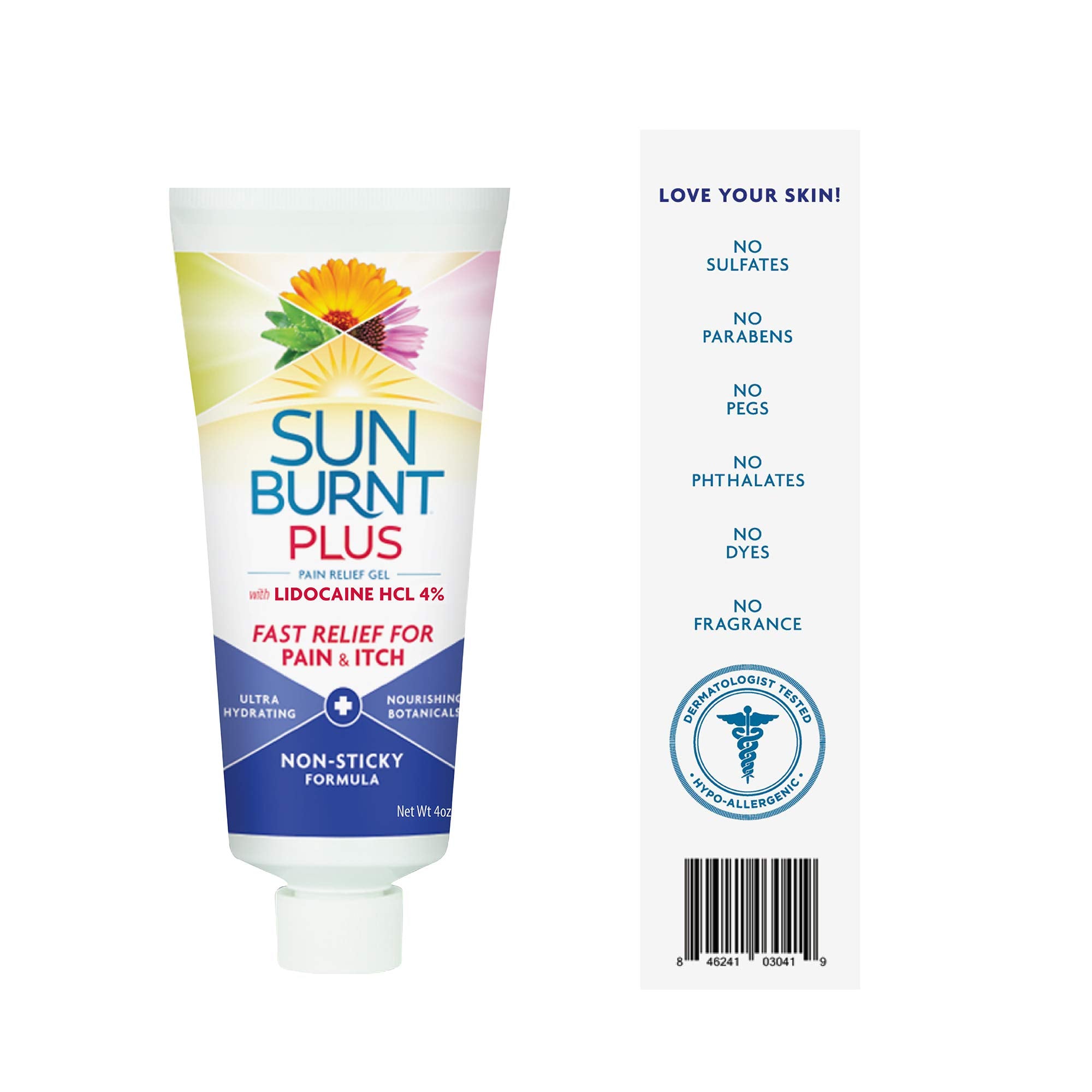 Sunburnt Plus envase-ergonomico, facilita la aplicación y transporte.