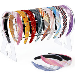 Suneerplay porta-diademas de acrílico transparente para exhibir y ordenar diademas