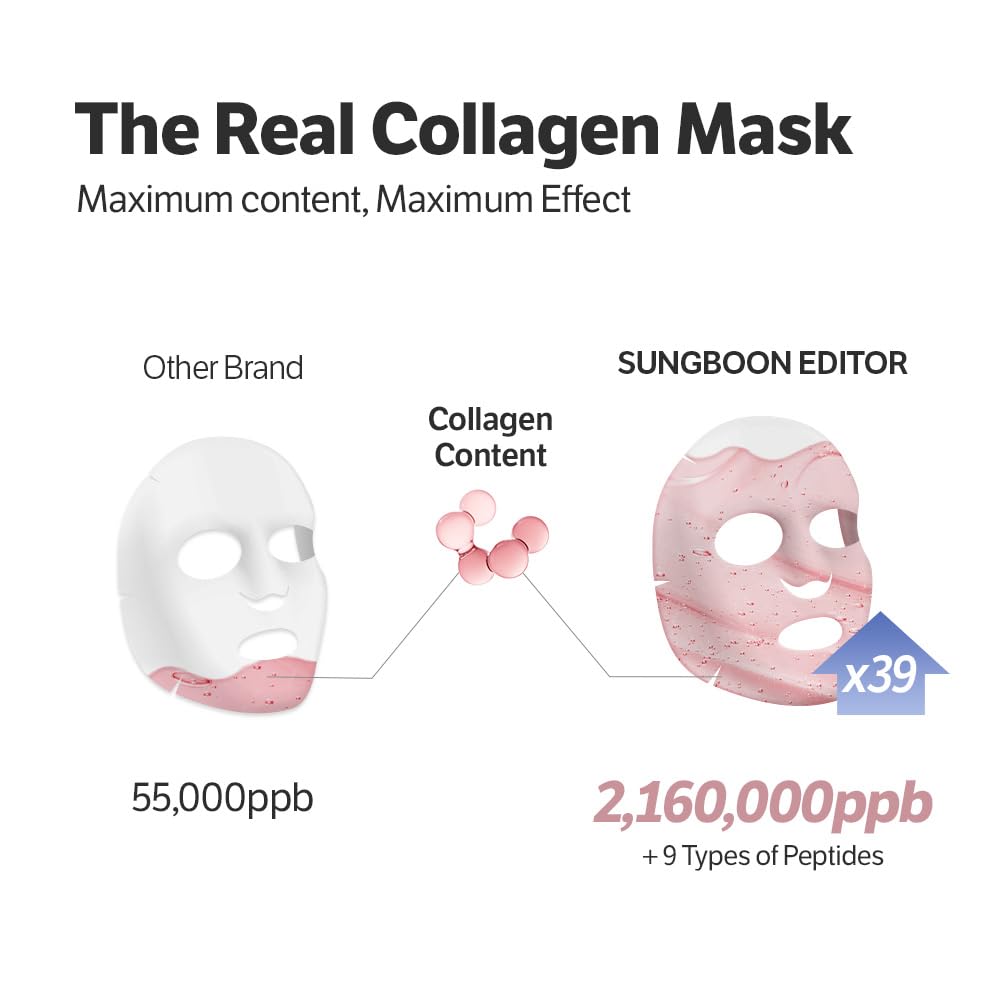 SUNGBOON EDITOR 2160000ppb de colageno de bajo peso molecular para mayor absorción.