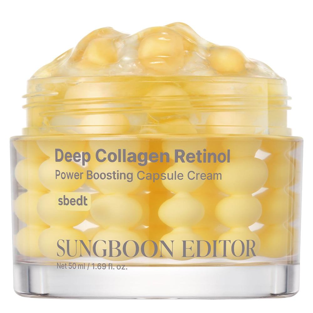 SUNGBOON EDITOR bote capsulas colageno-retinol, ayuda a suavizar lineas y revitalizar la piel.