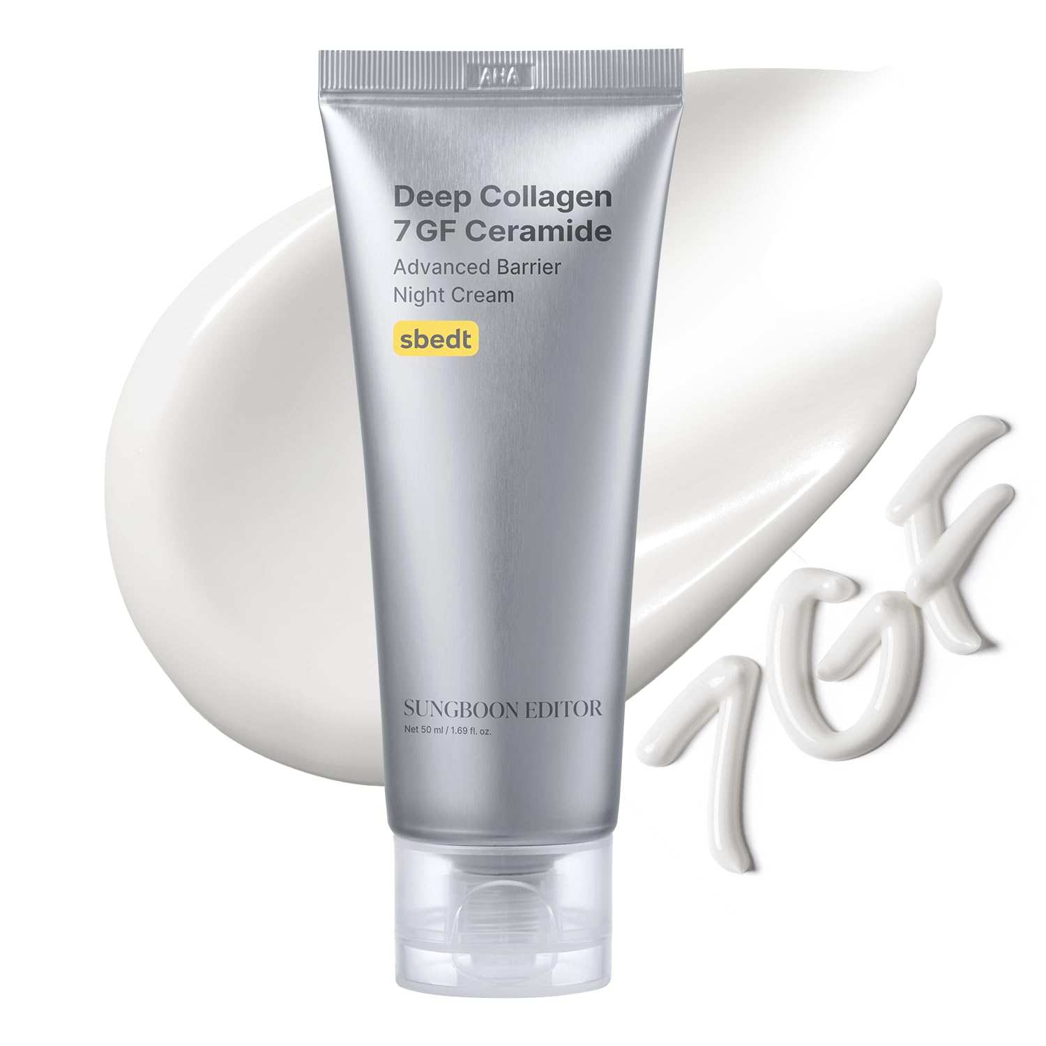 SUNGBOON EDITOR Deep Collagen 7GF – bouteille creme nuit visage et cou pour hydratation
