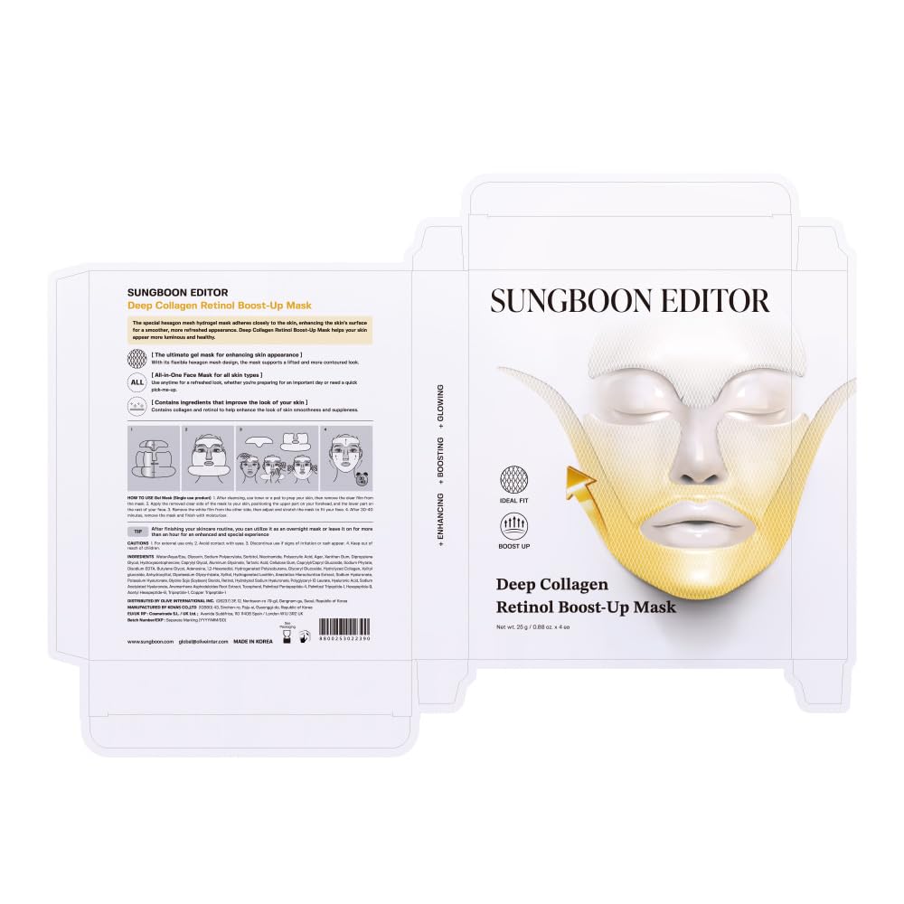 SUNGBOON EDITOR empaque de cuatro unidades para tratamiento completo