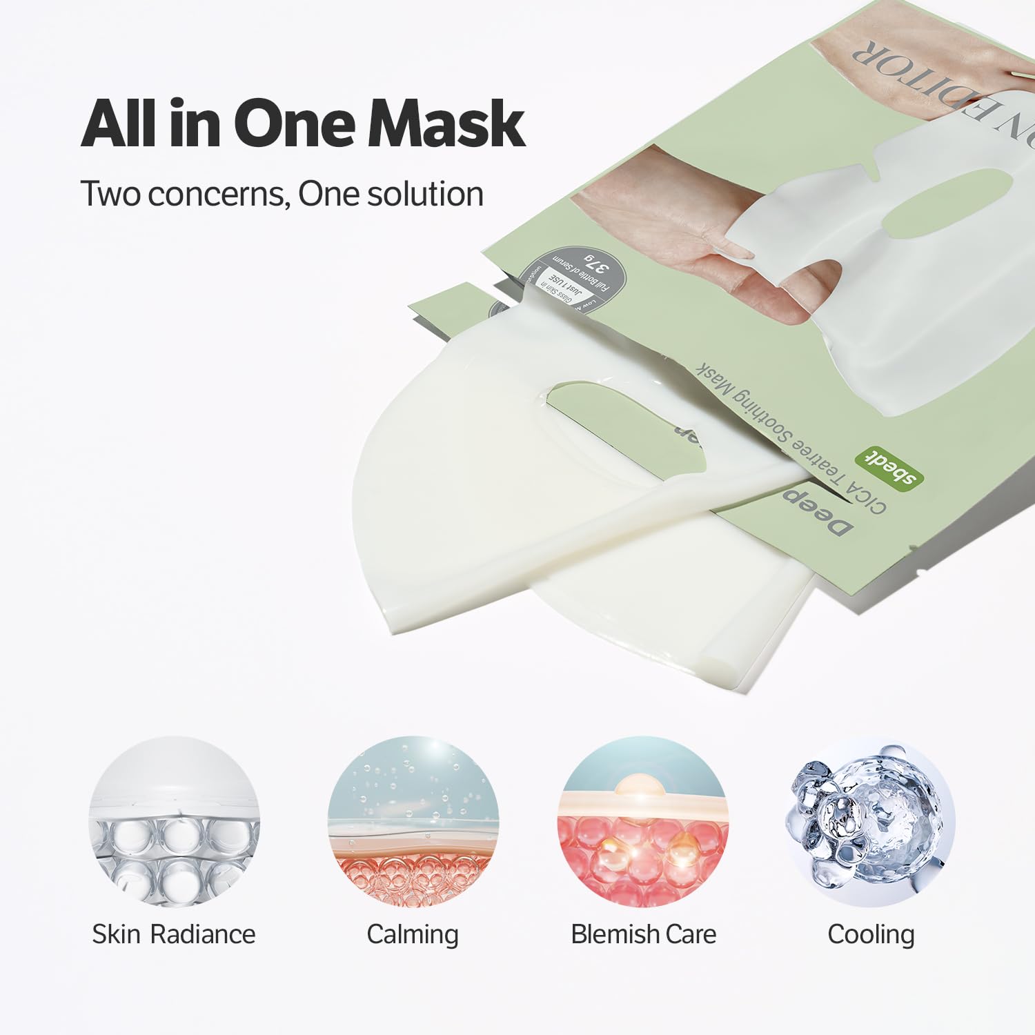 SUNGBOON EDITOR mascarilla sin fragancia para piel sensible.