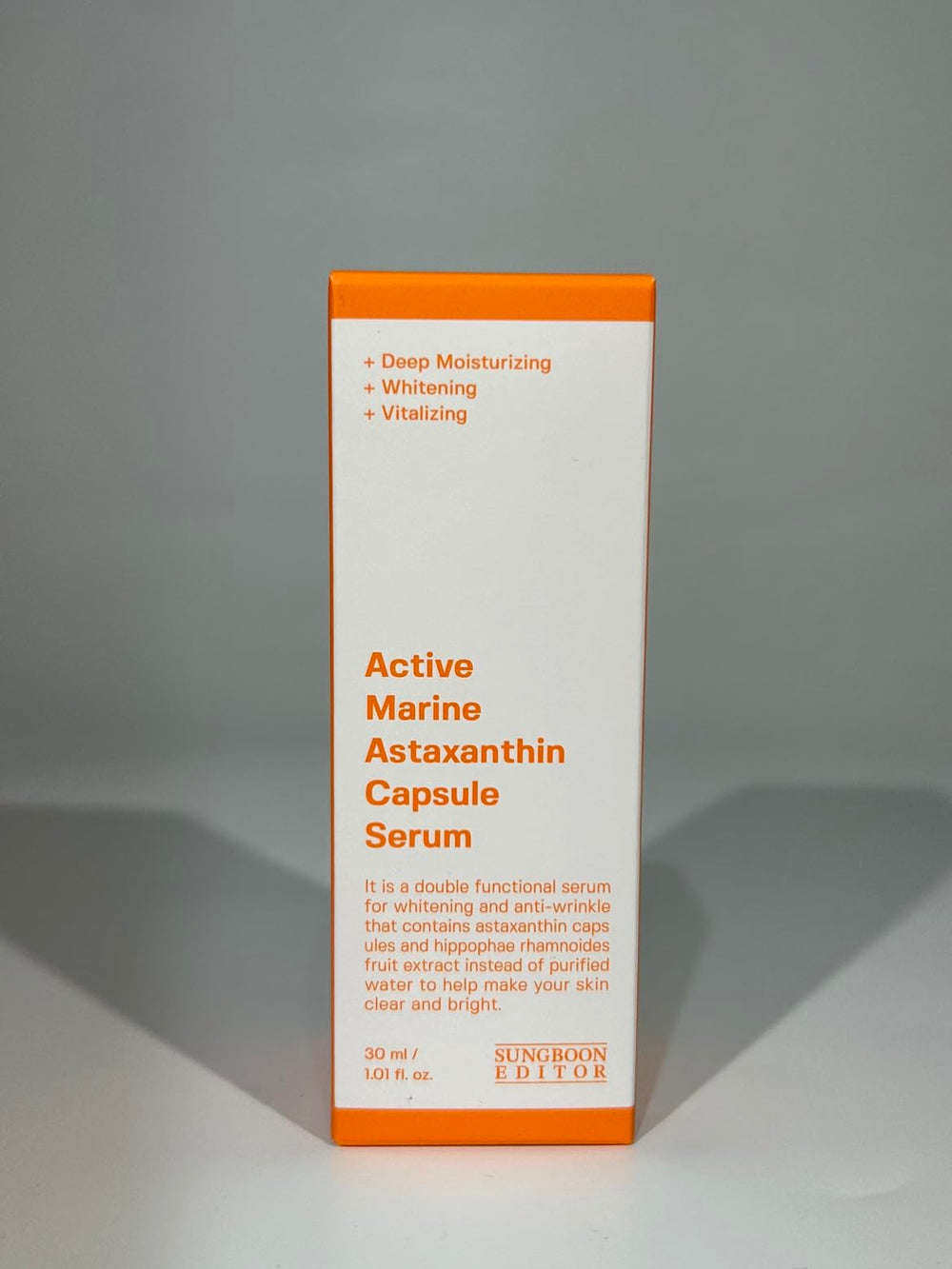 SUNGBOON EDITOR Ingredientes de alta pureza aptos para piel sensible.