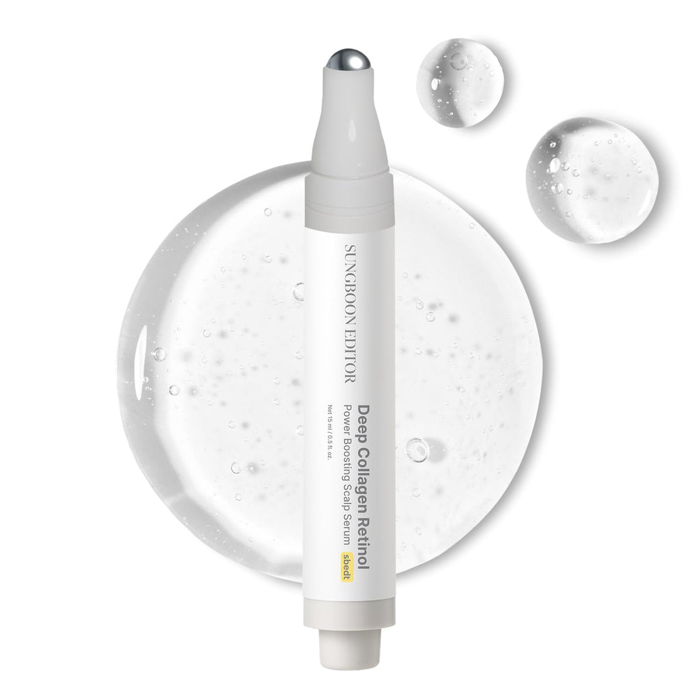 SUNGBOON EDITOR serum roll-on para crecimiento capilar, posible cabello más lleno.